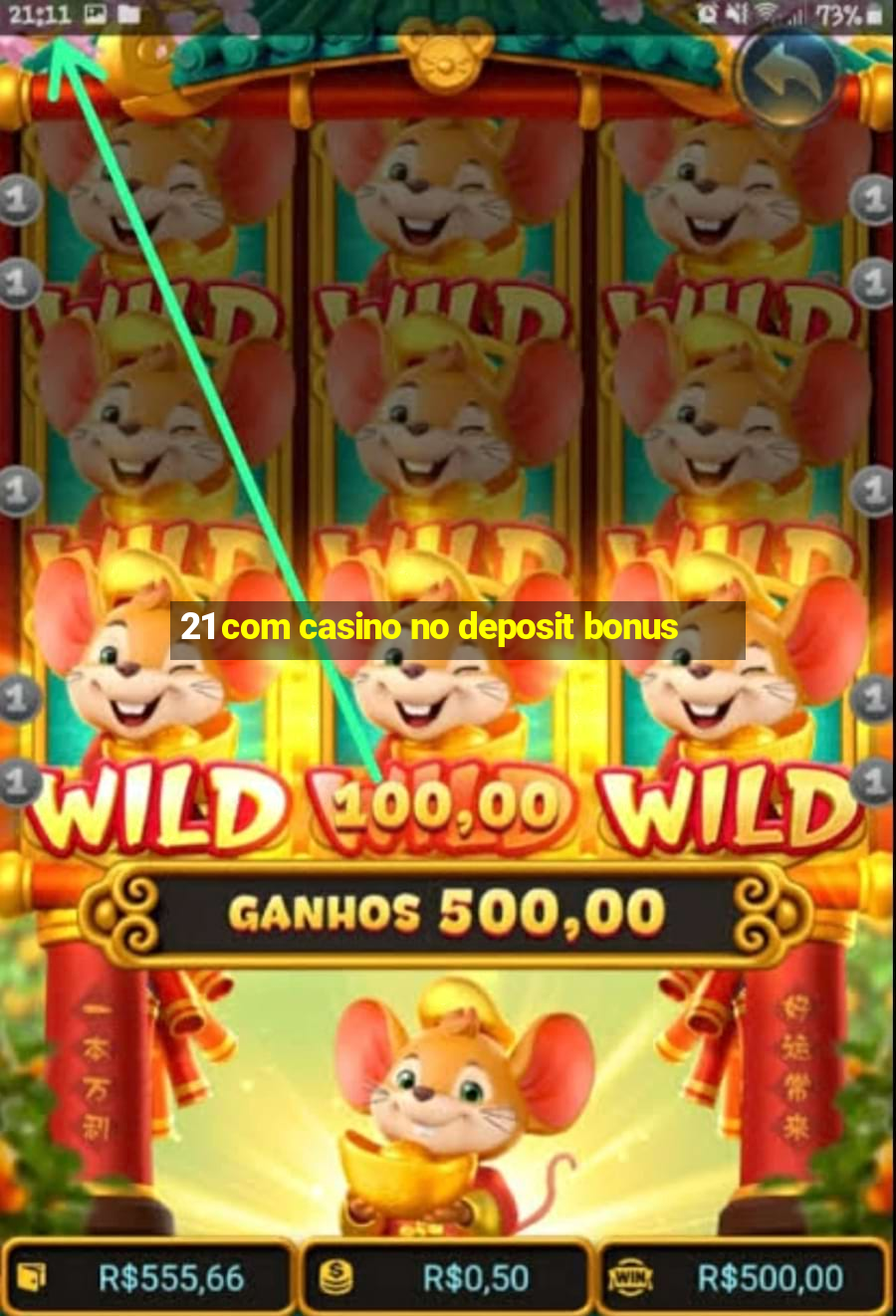 21 com casino no deposit bonus