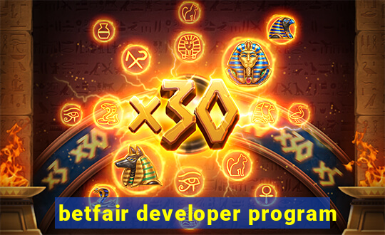 betfair developer program