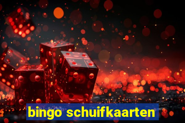 bingo schuifkaarten