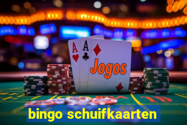 bingo schuifkaarten