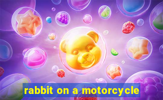 rabbit on a motorcycle