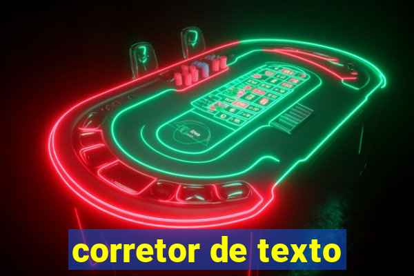 corretor de texto