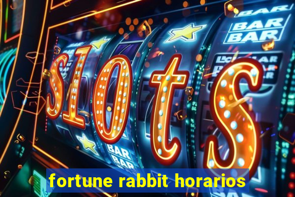 fortune rabbit horarios