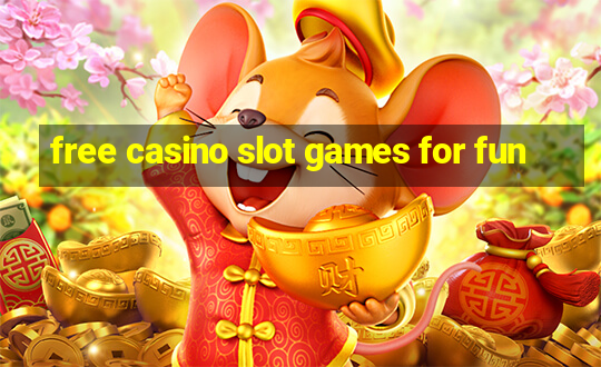 free casino slot games for fun