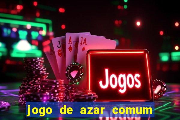 jogo de azar comum em cassinos