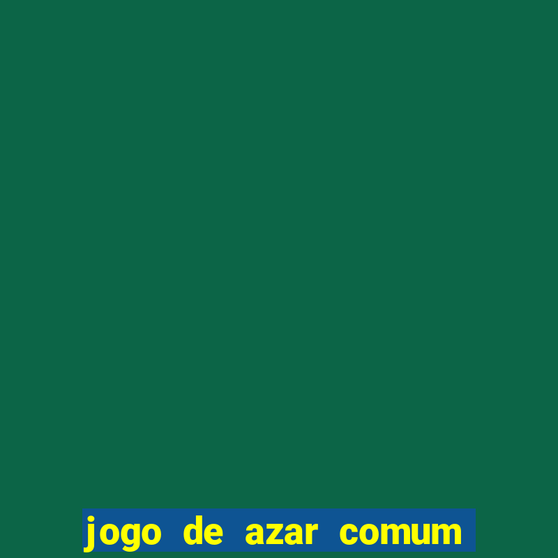 jogo de azar comum em cassinos