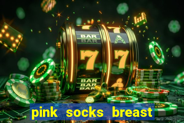 pink socks breast cancer awareness football