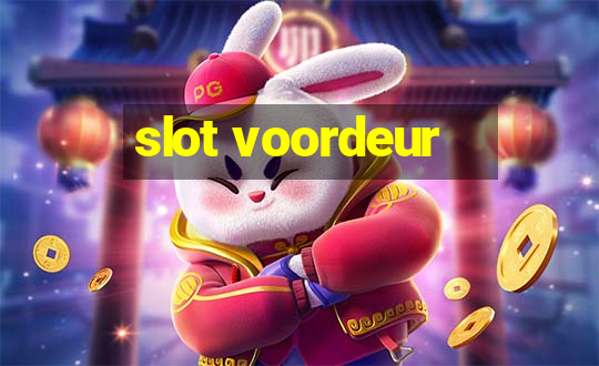 slot voordeur