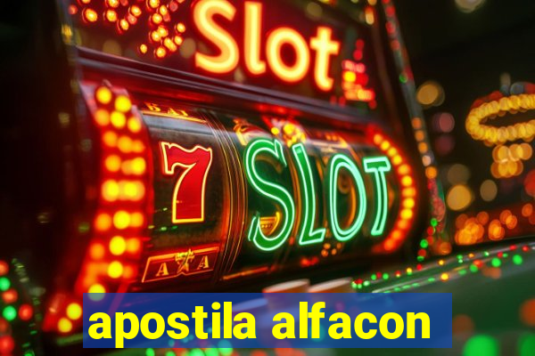 apostila alfacon