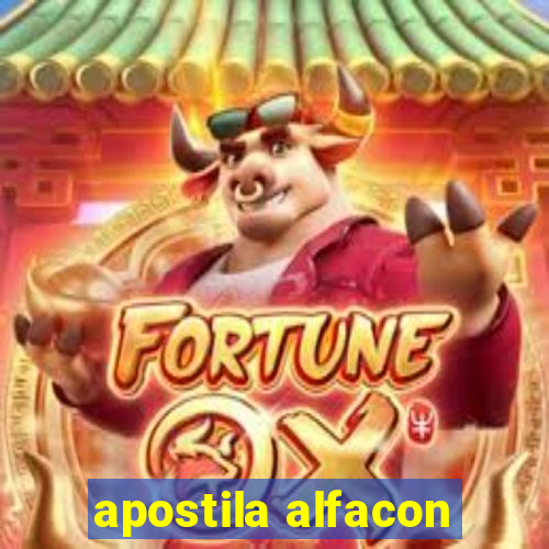 apostila alfacon