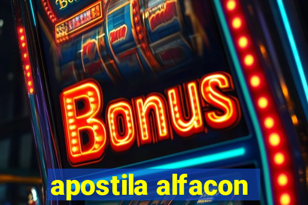 apostila alfacon