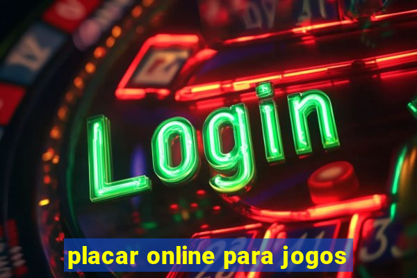 placar online para jogos