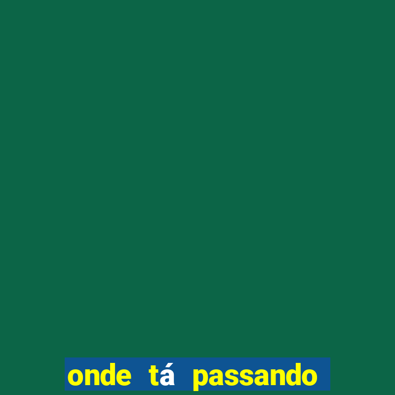 onde tá passando o jogo do brasil