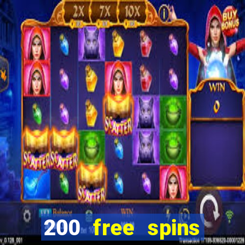 200 free spins online casino