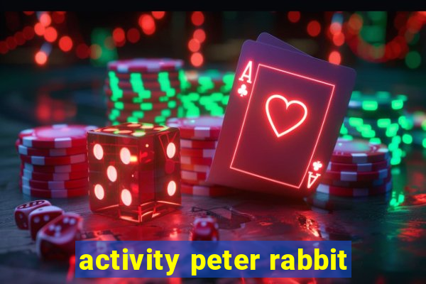 activity peter rabbit