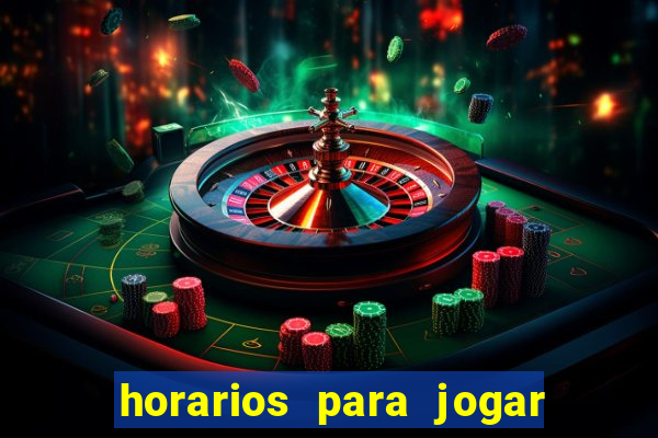 horarios para jogar fortune mouse