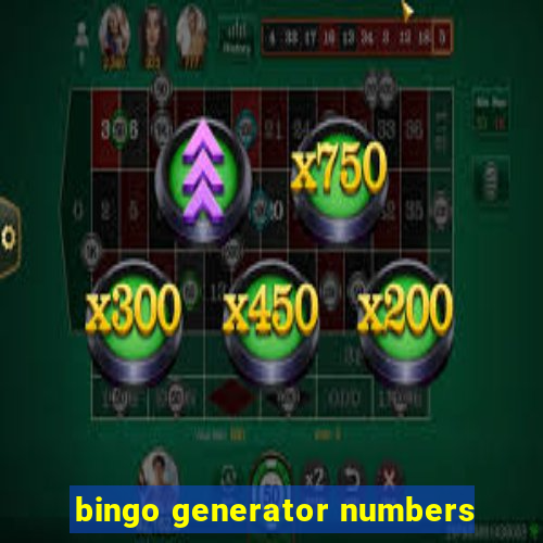 bingo generator numbers