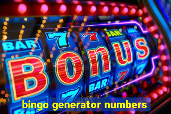 bingo generator numbers