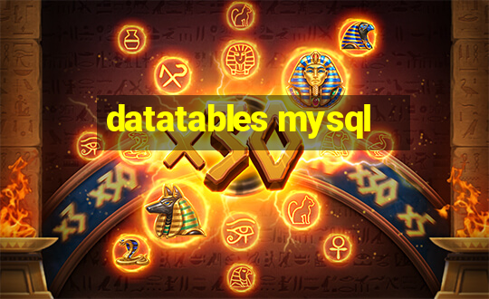 datatables mysql