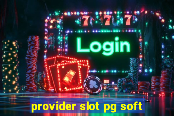 provider slot pg soft