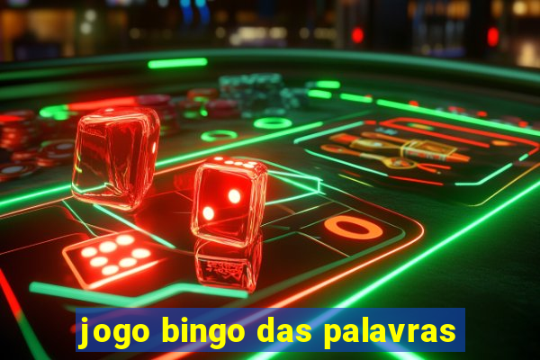 jogo bingo das palavras