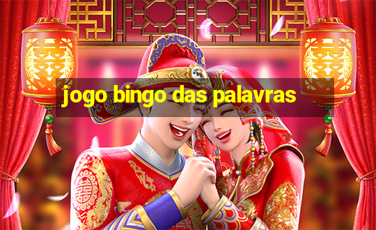 jogo bingo das palavras