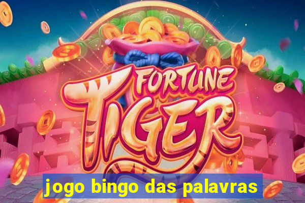 jogo bingo das palavras