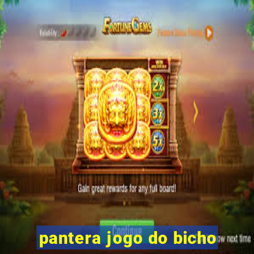 pantera jogo do bicho