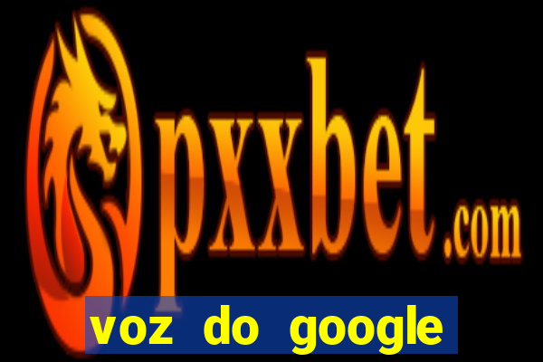 voz do google tradutor homem