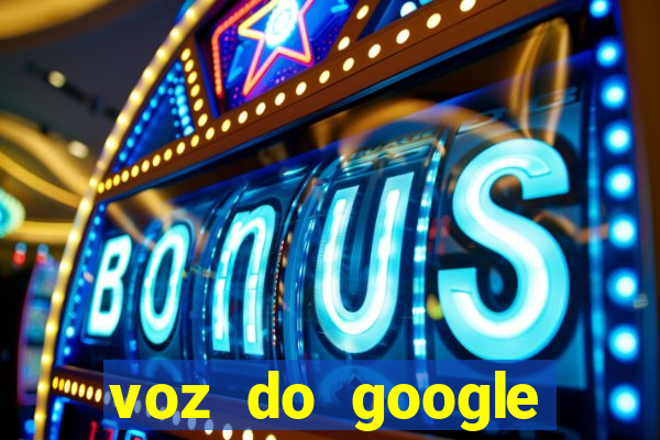 voz do google tradutor homem