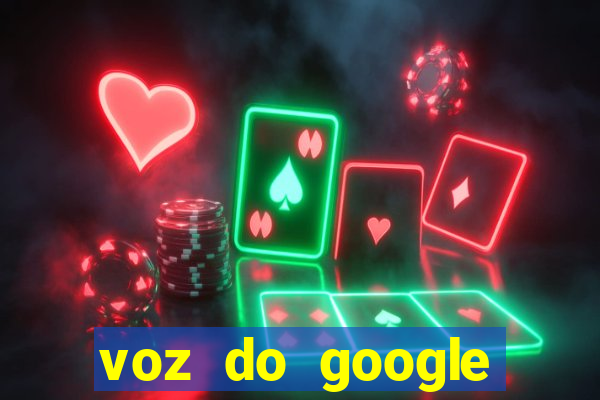 voz do google tradutor homem