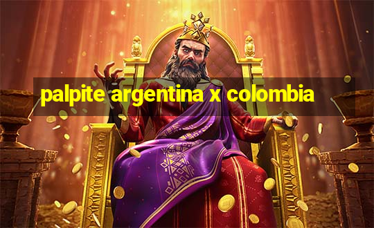 palpite argentina x colombia