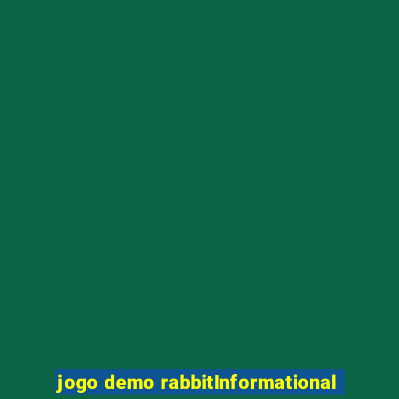 jogo demo rabbitInformational