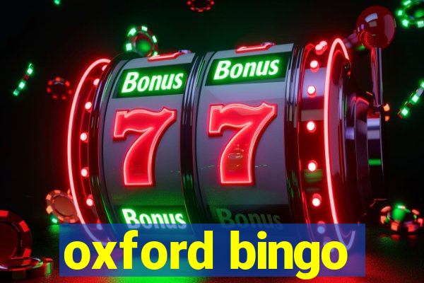 oxford bingo