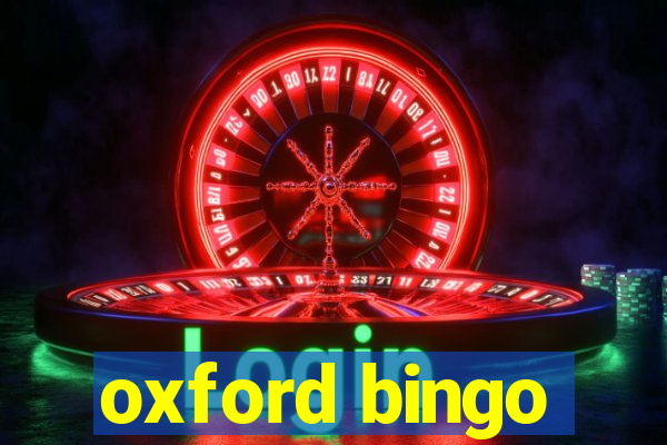 oxford bingo