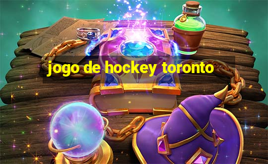 jogo de hockey toronto