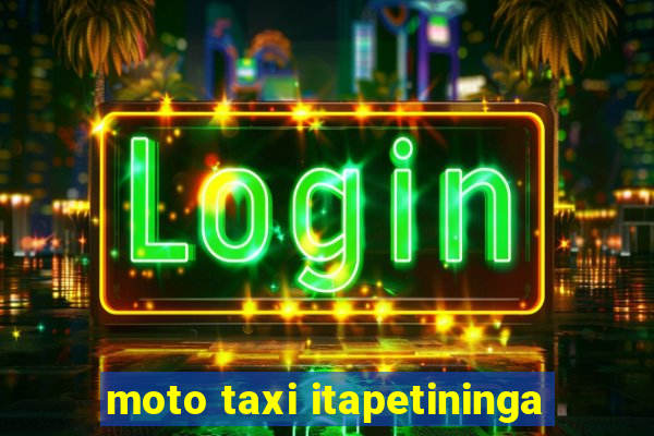 moto taxi itapetininga