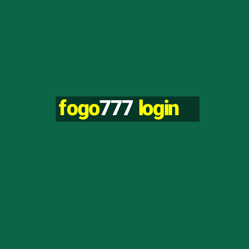 fogo777 login