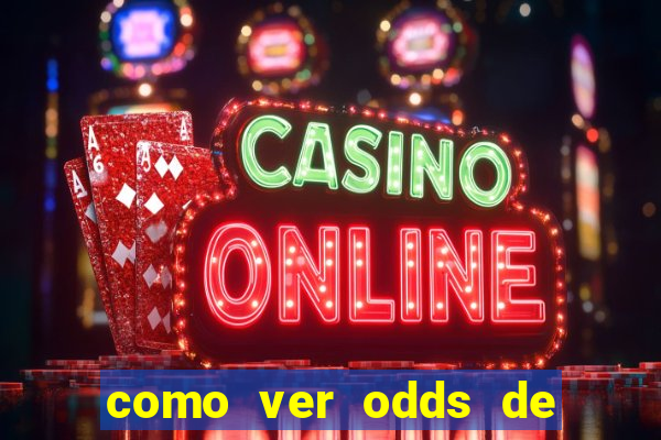 como ver odds de jogos passados