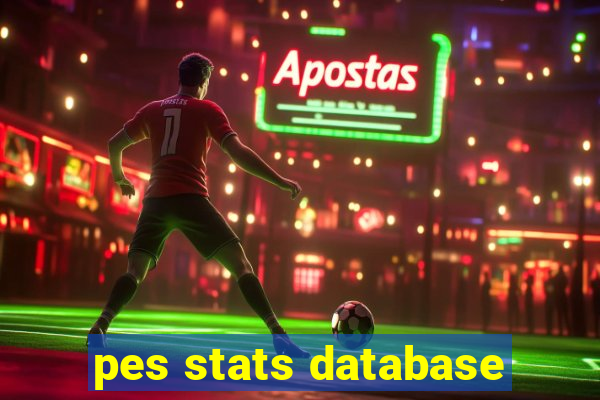 pes stats database