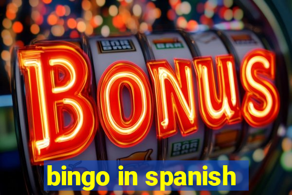 bingo in spanish