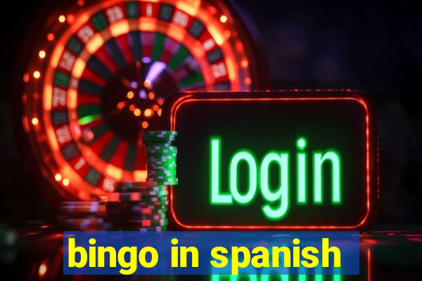 bingo in spanish