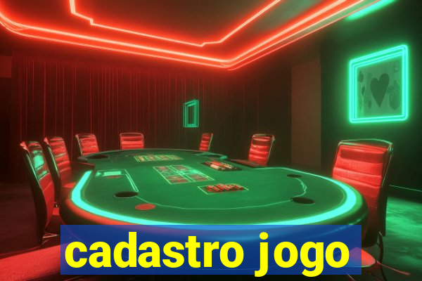 cadastro jogo