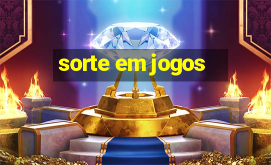 sorte em jogos