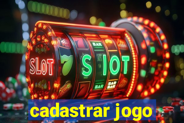 cadastrar jogo