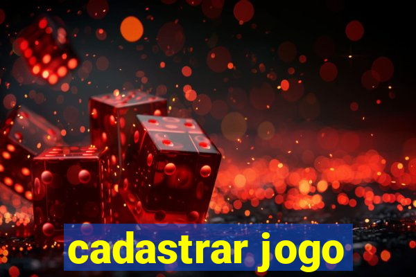 cadastrar jogo