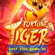 best slot game to win money