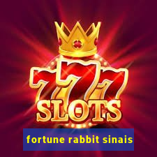 fortune rabbit sinais