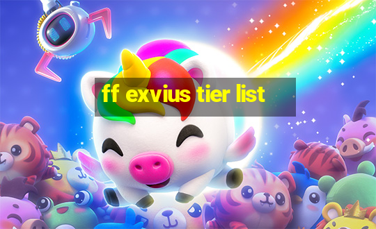 ff exvius tier list