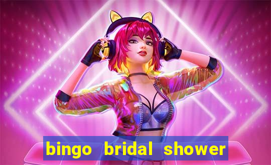 bingo bridal shower games free printables